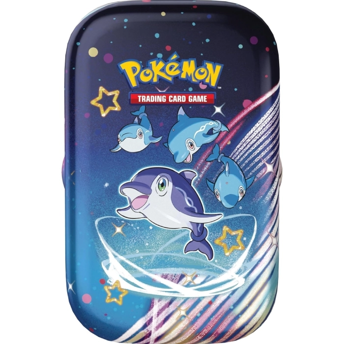 pokemon scarlatto e violetto destino di paldea - finizen - 1 mini tin con sticker (ita)