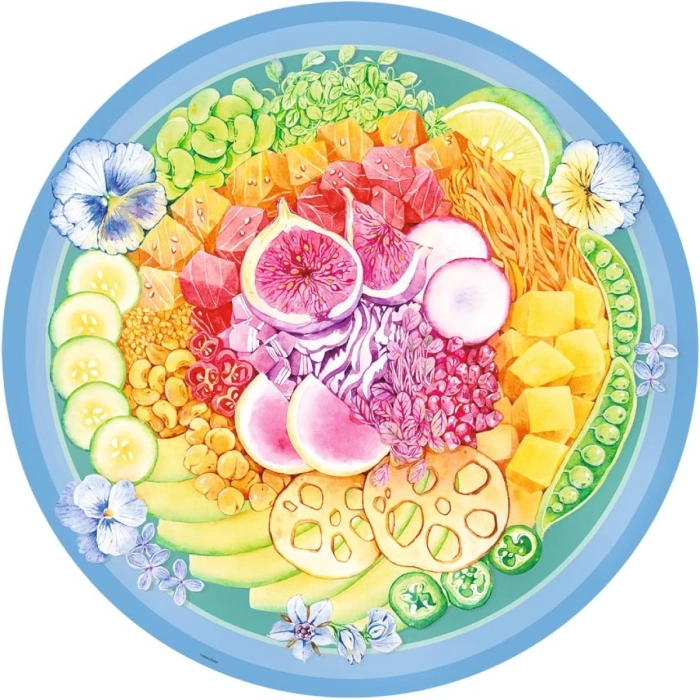 circle of colors round - puzzle 500 pezzi