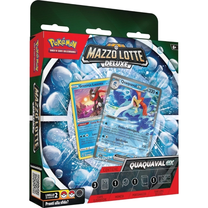 pokemon gcc - deluxe battle deck - quaquaval-ex (ita)