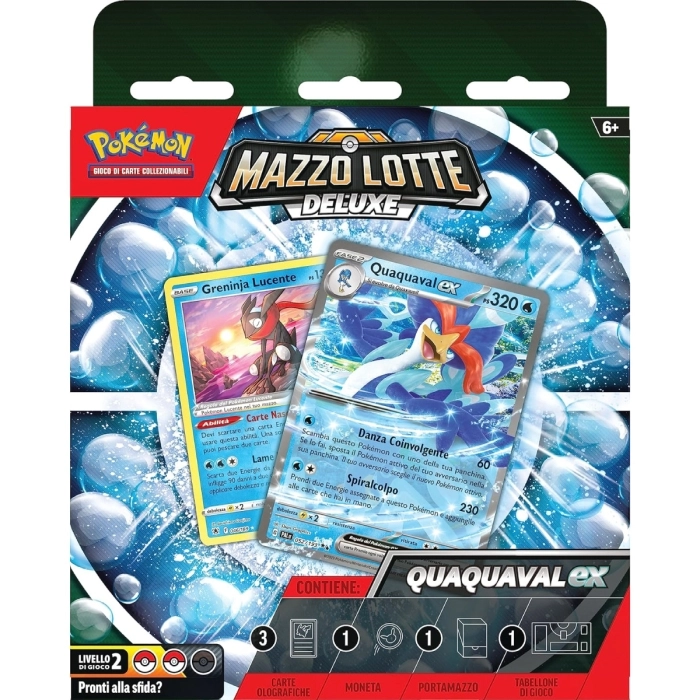 pokemon gcc - deluxe battle deck - quaquaval-ex (ita)