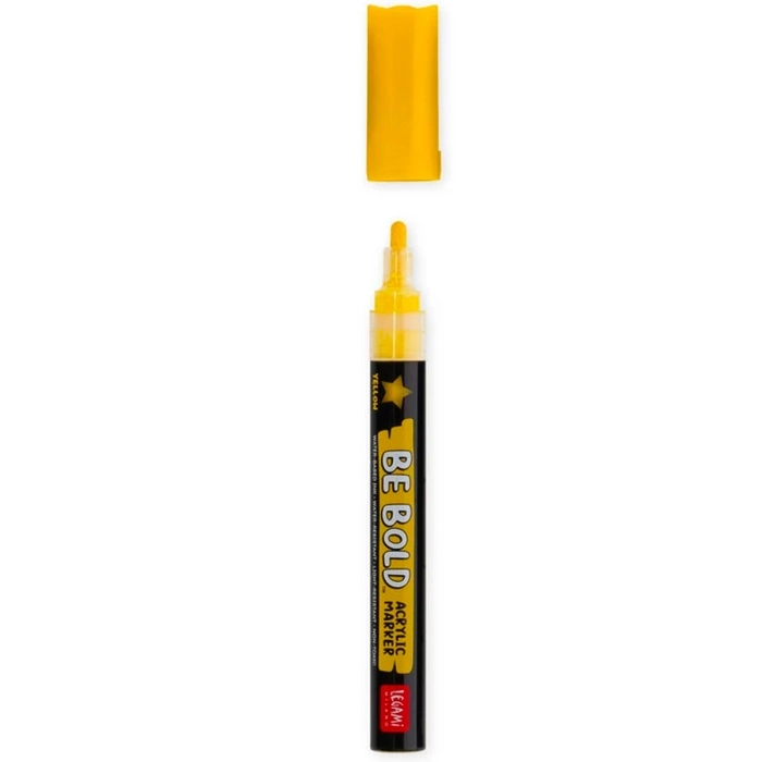 pennarello acrilico indelebile - be bold - giallo: 2