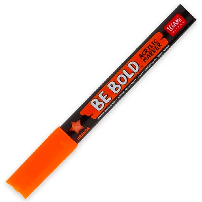 pennarello acrilico indelebile - be bold - arancione: 1