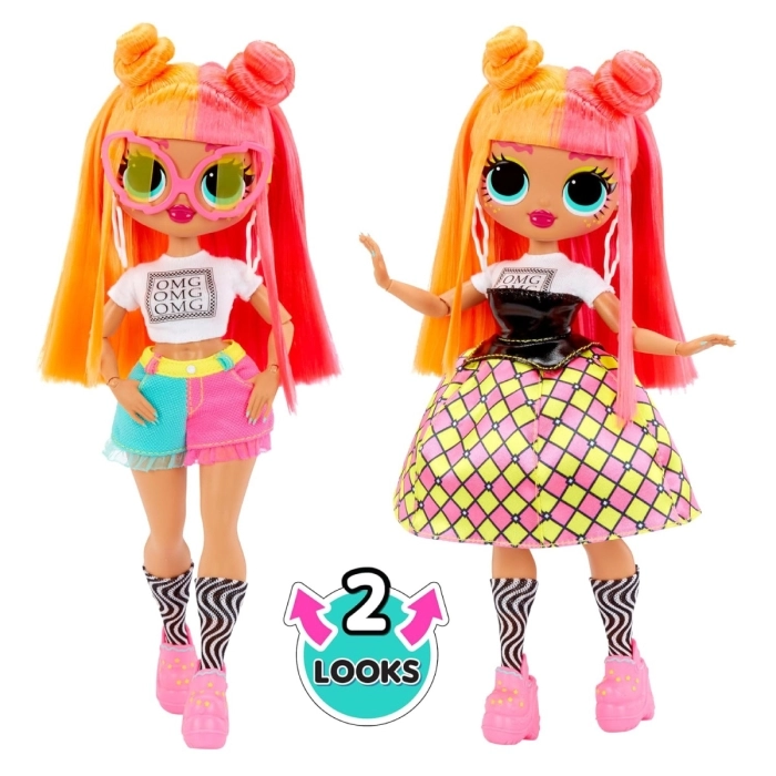 lol surprise omg - neonlicious - fashion doll 25cm