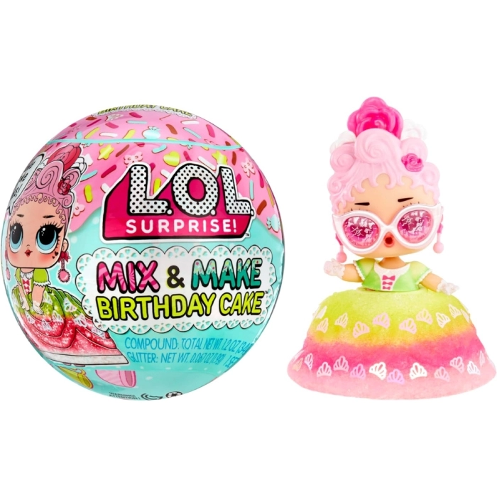 lol surprise - mix and make - birthday cake tots: 2