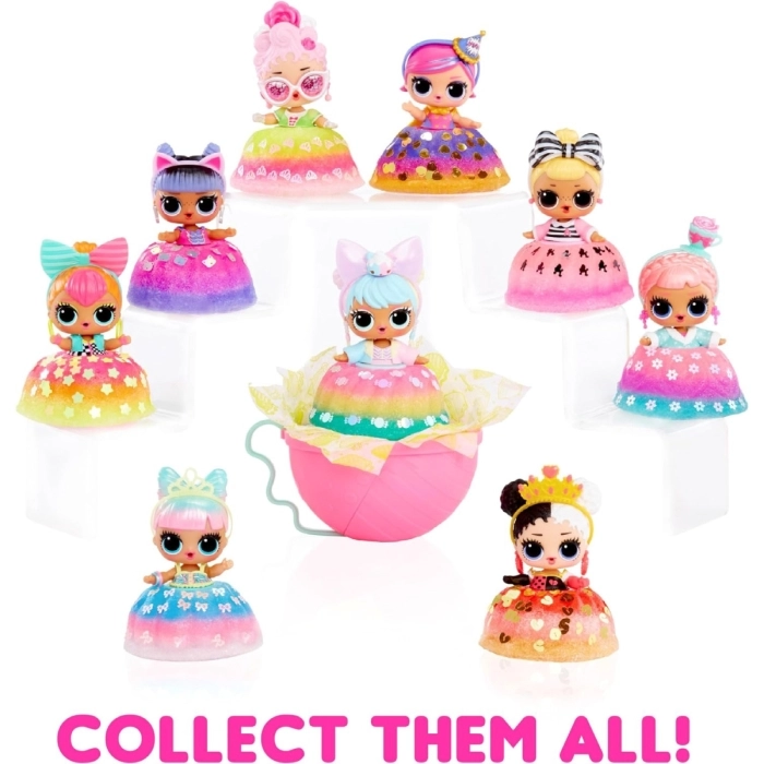 lol surprise - mix and make - birthday cake tots: 6