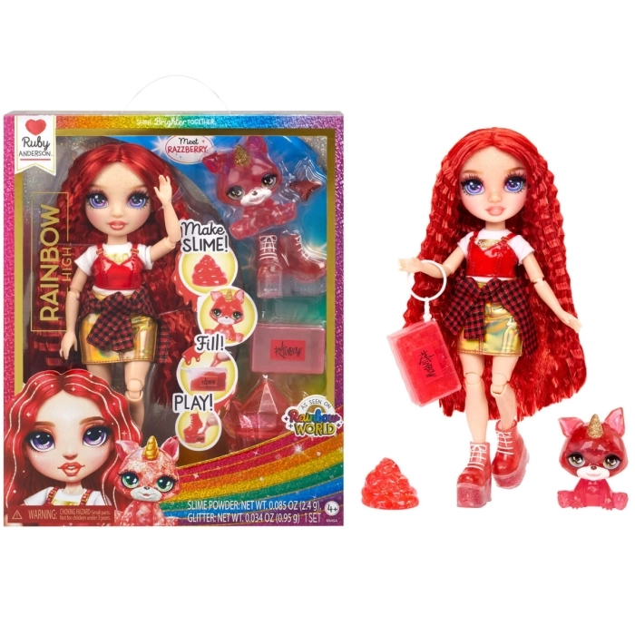 rainbow high - ruby anderson - classic fashion doll 28cm: 2