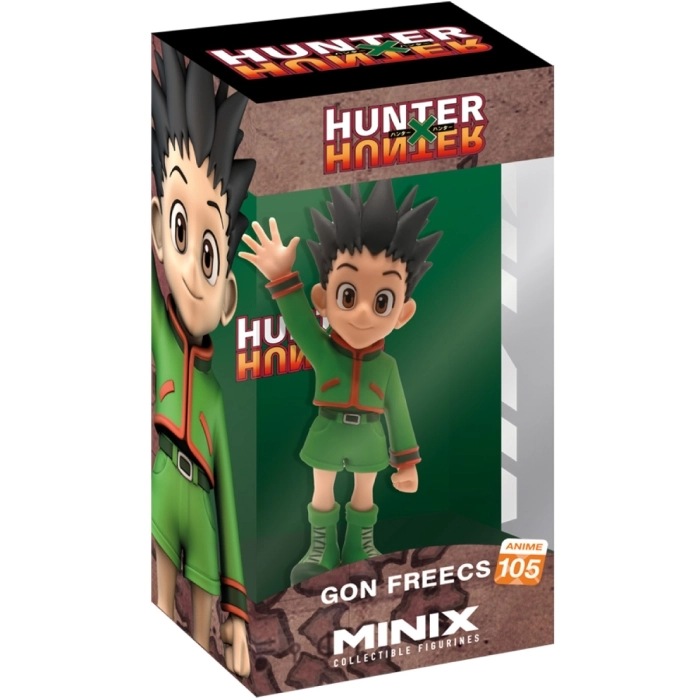hunter x hunter - gon freecs - anime 105 - minix collectible figurines: 5