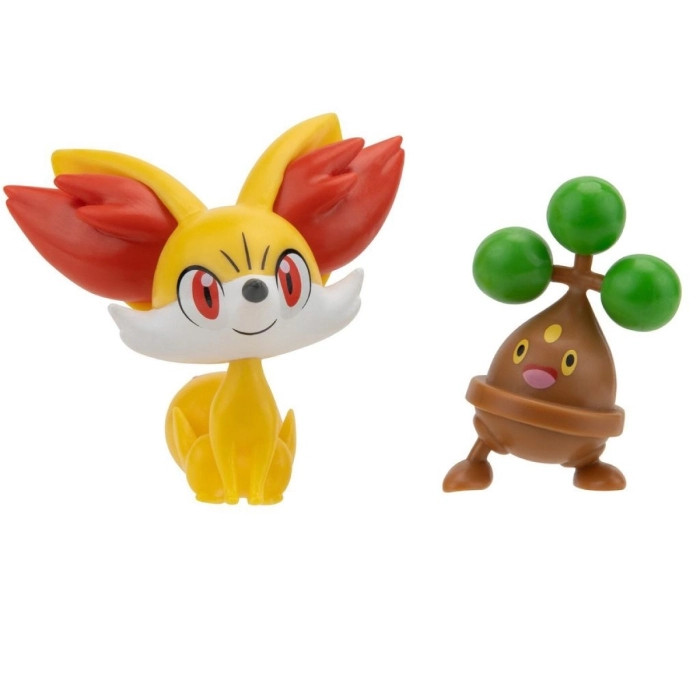 pokemon - battle figure pack - fennekin & bonsly