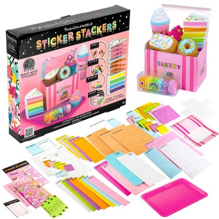 fashion angels - sticker stackers set pasticceria