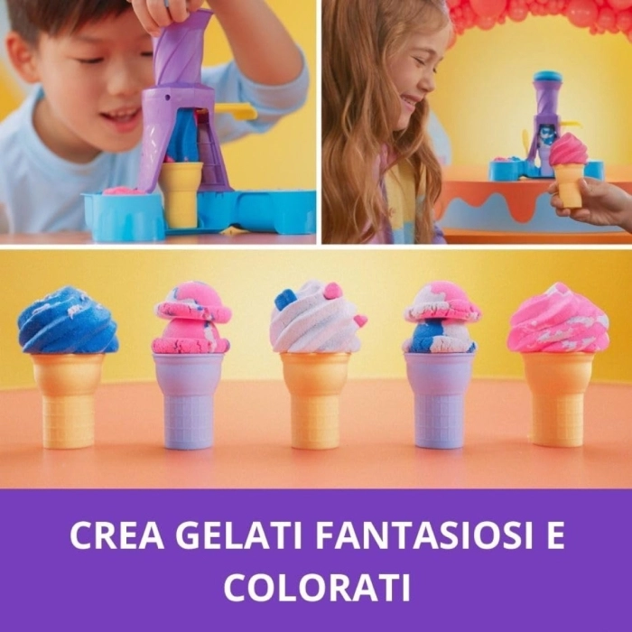 kinetic sand - playset gelateria colorata