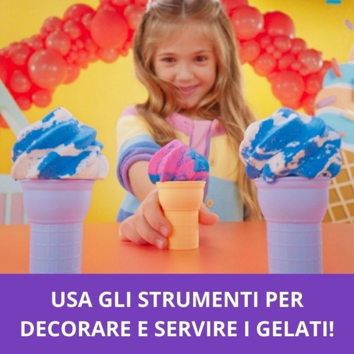 kinetic sand - playset gelateria colorata