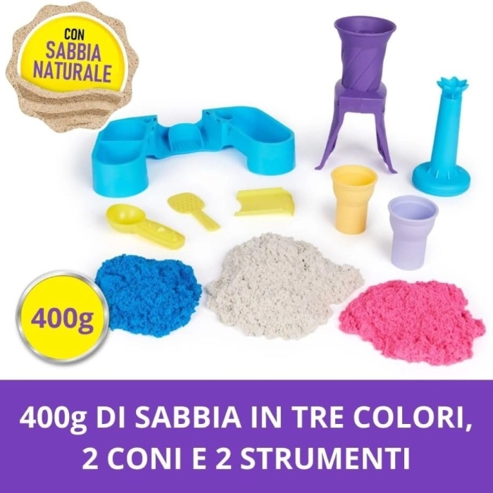 kinetic sand - playset gelateria colorata