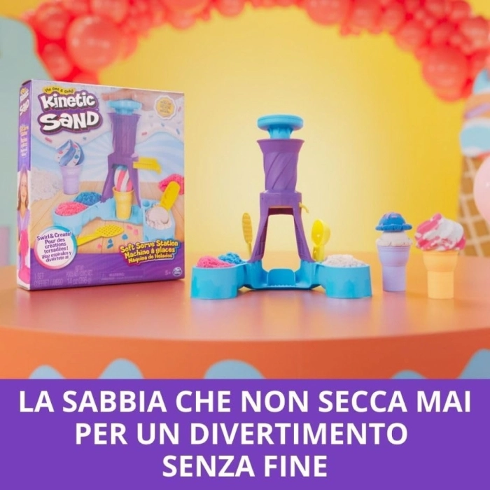 kinetic sand - playset gelateria colorata