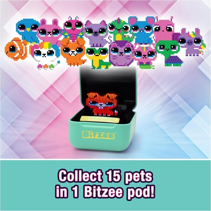 bitzee - il cucciolo digitale interattivo - versione verde acqua