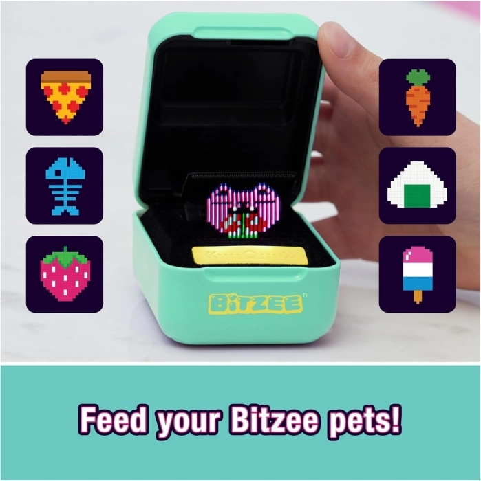 bitzee - il cucciolo digitale interattivo - versione verde acqua