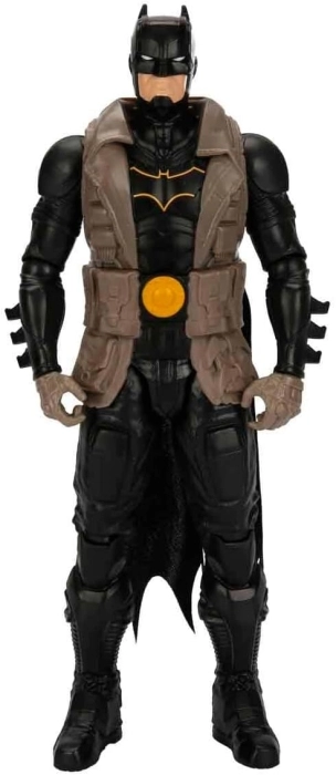 dc comics - batman armatura nera - personaggio snodabile 30cm