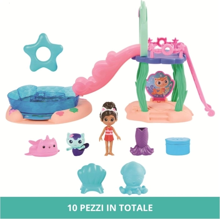 gabby's dollhouse - la piscina di gabby