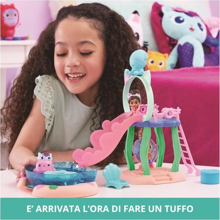 gabby's dollhouse - la piscina di gabby