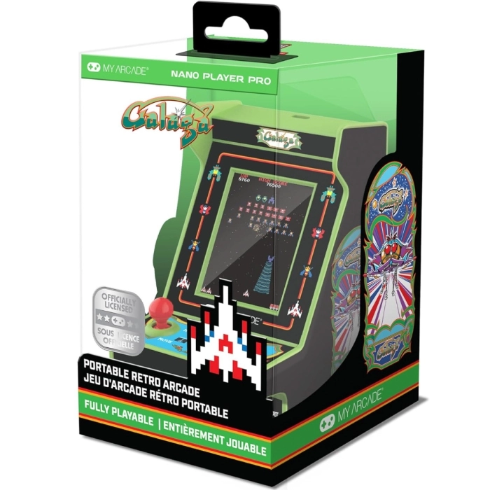 nano player pro - galaga (2 giochi in 1) 12cm