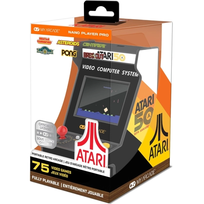 nano player pro - atari (75 giochi in 1) 12cm