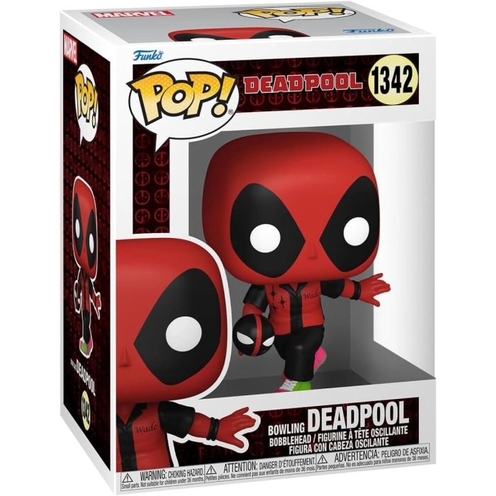 deadpool - deadpool bowling 9cm - funko pop 1342