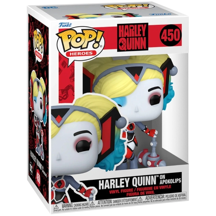 harley quinn - harley quinn on apokolips 9cm - funko pop 450