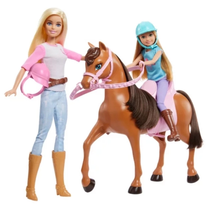 barbie e stacey a cavallo - playset