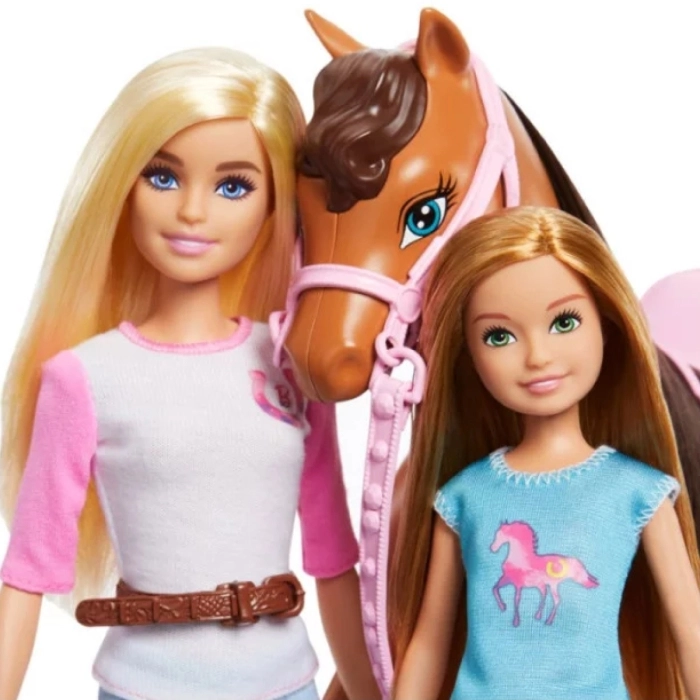 barbie e stacey a cavallo - playset
