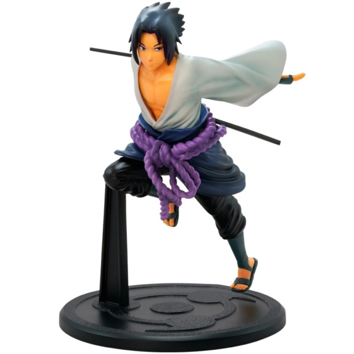 naruto shippuden - sasuke - statua 14cm: 3