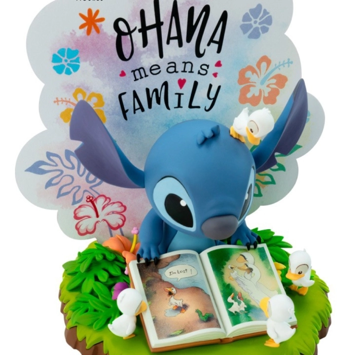 disney: stitch - stitch ohana - statua 10cm