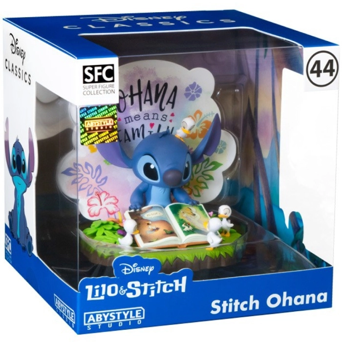 disney: stitch - stitch ohana - statua 10cm