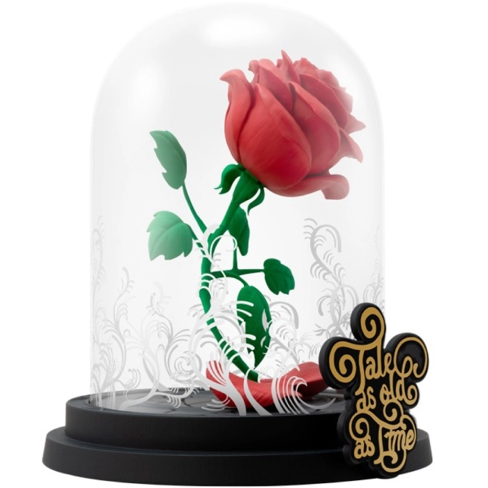 disney: la bella e la bestia - la rosa incantata - statua 12cm: 2