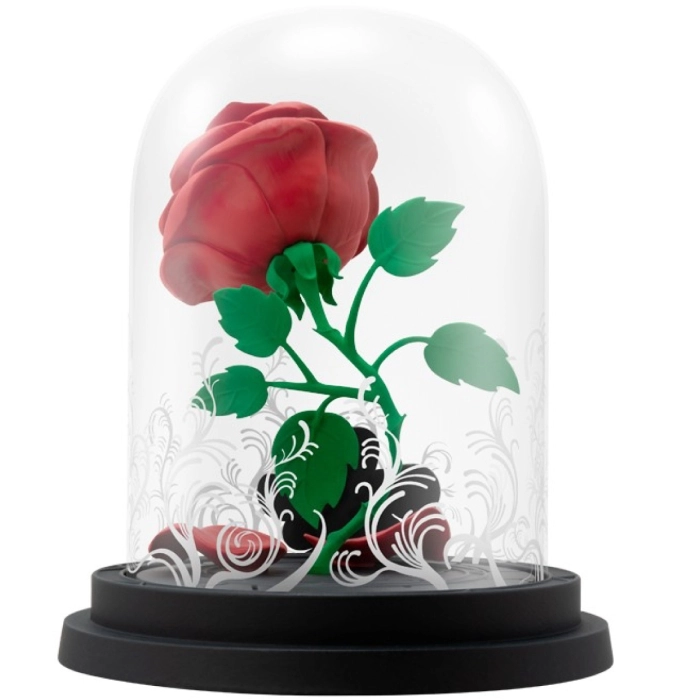 disney: la bella e la bestia - la rosa incantata - statua 12cm: 3