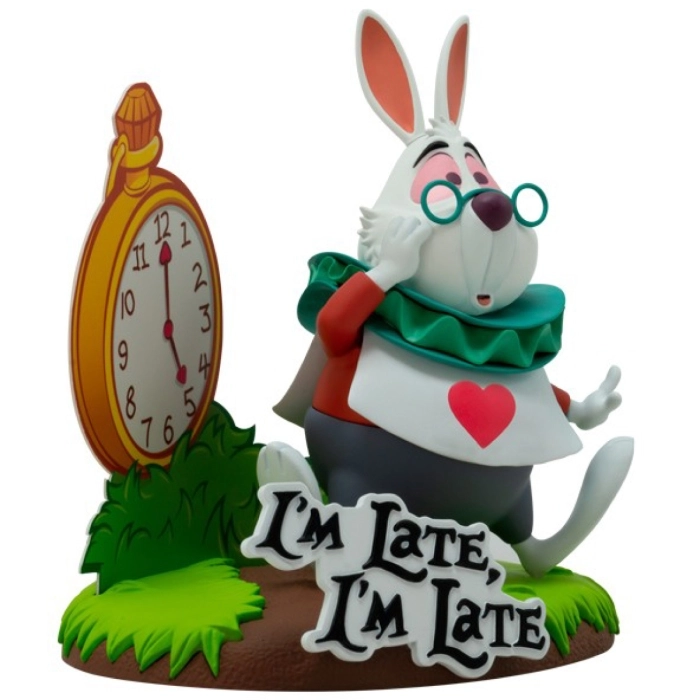 disney: alice in wonderland - bianconiglio - statua 10cm: 2