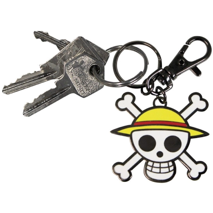 one piece - keychain - skull luffy