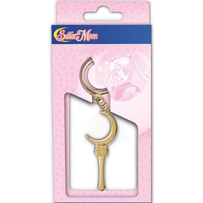 sailor moon - keychain 3d - moon stick: 1