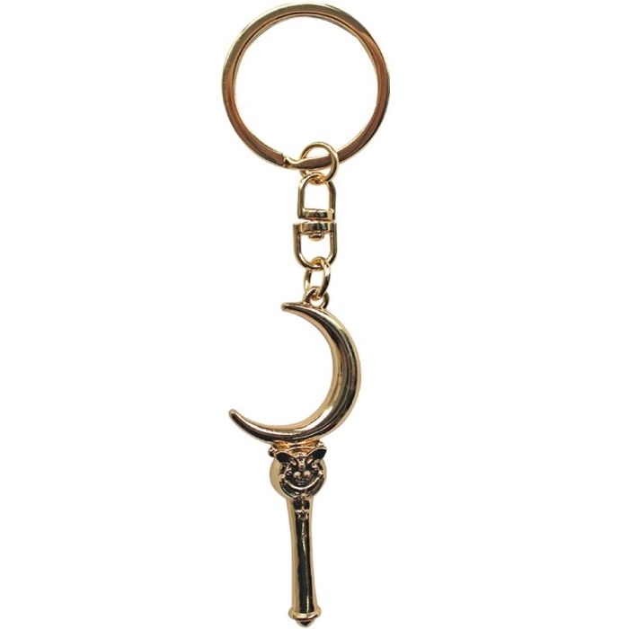 sailor moon - keychain 3d - moon stick: 3