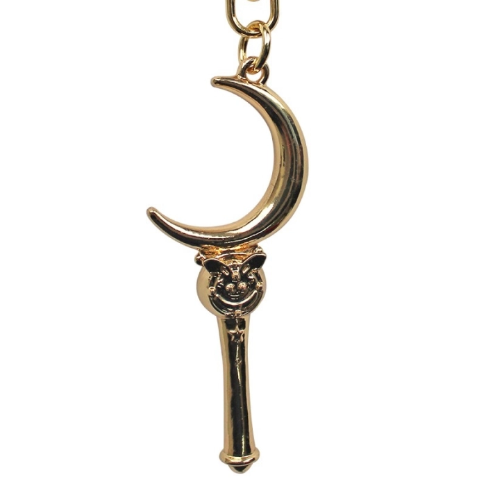 sailor moon - keychain 3d - moon stick: 4