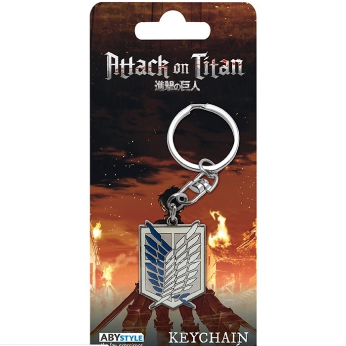 attack on titan - keychain - scouts