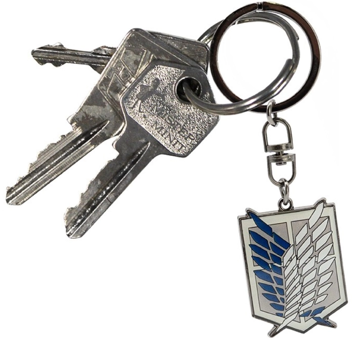 attack on titan - keychain - scouts