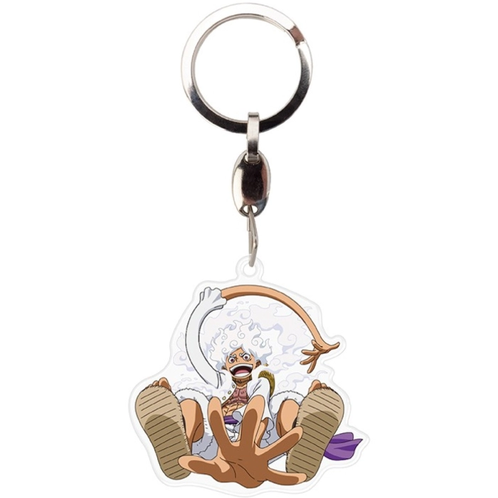 one piece - acryl keychain - luffy gear 5th