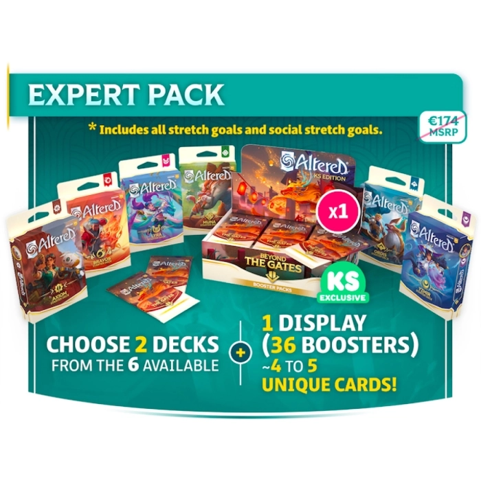 altered - expert pack - 2 starter deck, 1 box - kickstarted exclusive (eng)