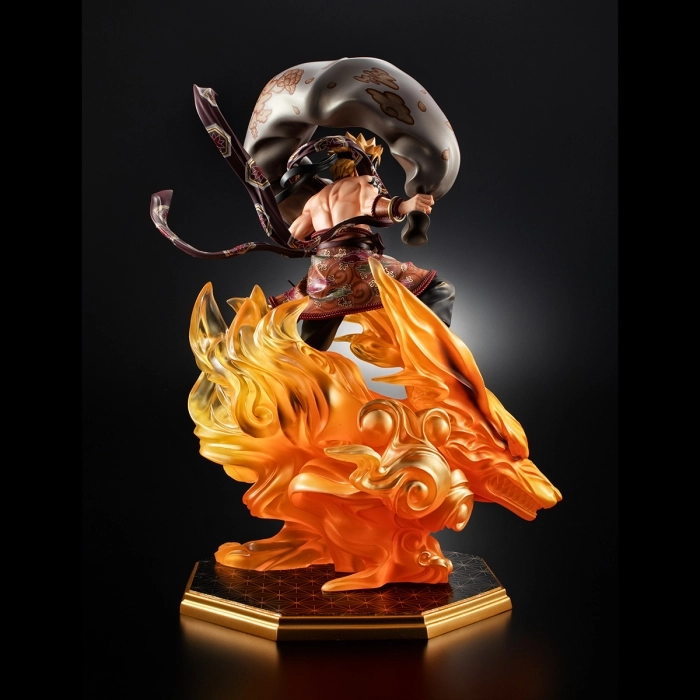 naruto shippuden - naruto uzumaki wind god - precious gem series pvc 28cm