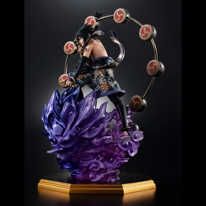 naruto shippuden - sasuke uchiha - precious gem series pvc 28cm