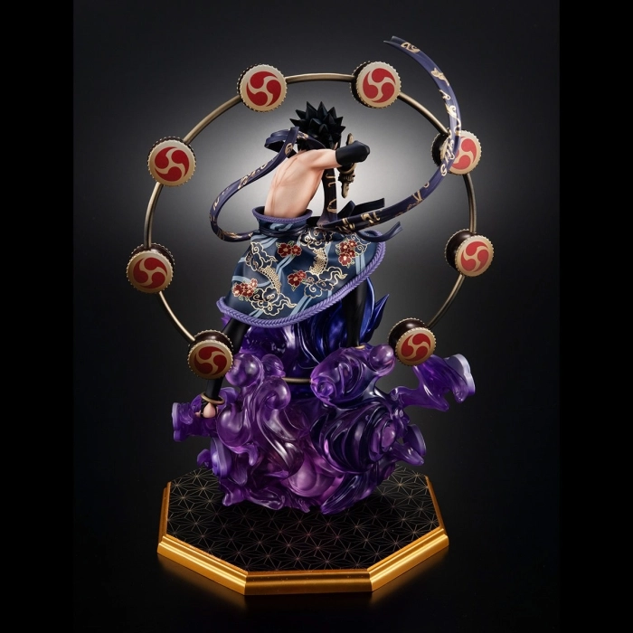 naruto shippuden - sasuke uchiha - precious gem series pvc 28cm
