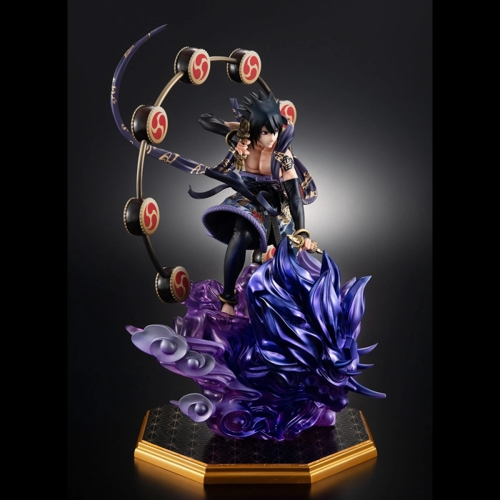 naruto shippuden - sasuke uchiha - precious gem series pvc 28cm