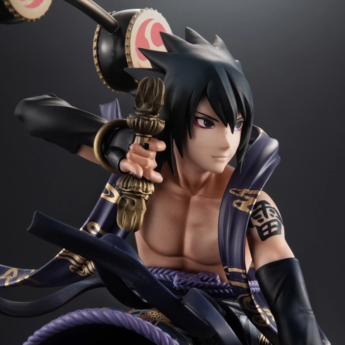 naruto shippuden - sasuke uchiha - precious gem series pvc 28cm