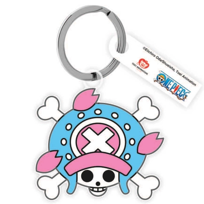 one piece - portachiavi plexiglass - chopper logo