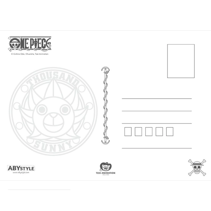 one piece - postcards - wanted set 1 (14,8x10,5cm)