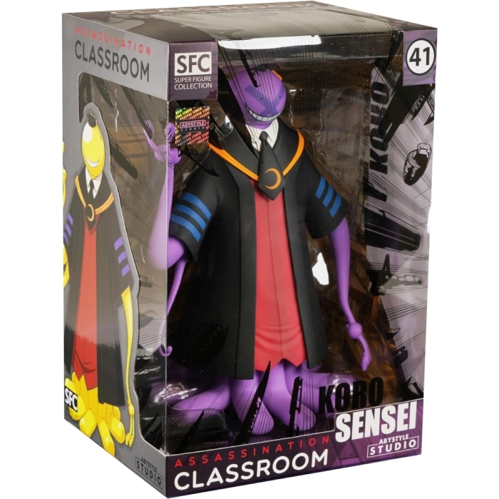 assassination classroom - koro sensei viola - statua 20cm